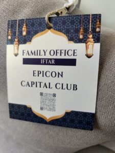 badge from the Epicon Iftar event